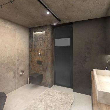 Imagem de Porta De Alumínio Para Sauna - Abertura Direita - Kazan, Preto, 70 x 1
