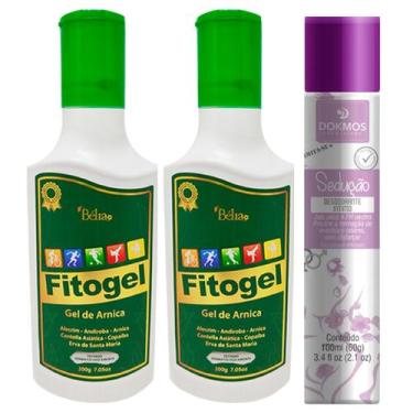 Imagem de Kit 2 Fitogel Gel de Arnica +1 Desodorante Íntimo Sedução Sinta-se (Ro