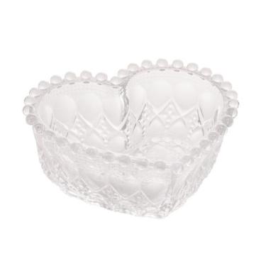 Imagem de Petisqueira Bowl Coração Balls de Vidro 13,5cm Lyor, Incolor