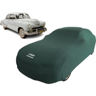 Imagem de Capa Automotiva Chevrolet Deluxe Sedan Tecido Alta Proteção - Mz, Verd