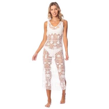 Imagem de Maaji Vestido longo feminino, Branco, M