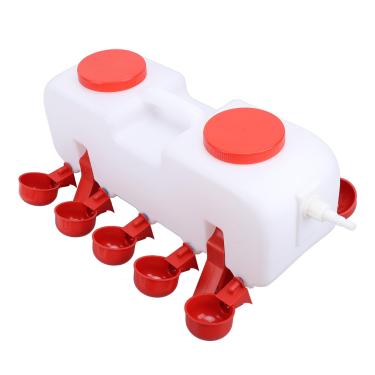 Imagem de Bebedor Automático de Frango, Capacidade de 10 Litros Automático de Rega de Frango para Água Doce Contínua, Com 10 Copos de Água de Frango, Kits de Mamilos para (S 35,43
