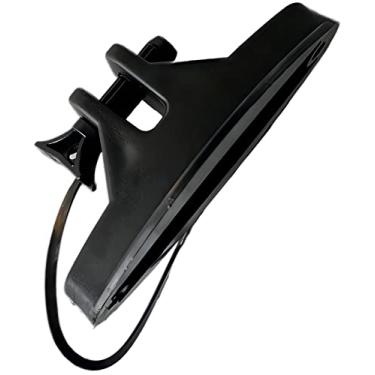 Imagem de EFencSolv Pacote com 100 isoladores de prego pinlock de poste de madeira para corda de polifio de arame de alta resistência e serviço pesado, preto