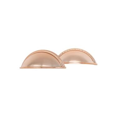 Imagem de 9 Peças Puxador De Guarda Roupa Gaveta Moveis Concha 32mm (Rose Gold)