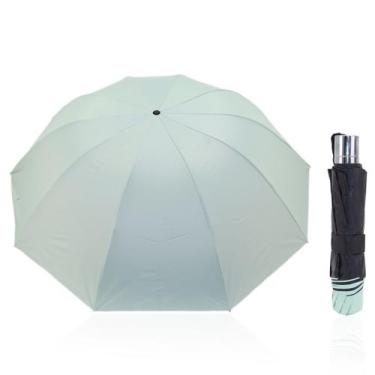 Imagem de Guarda Chuva Grande Reforçado Cabe Na Bolsa Colorido Liso Sombrinha Co