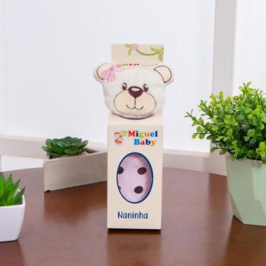 Imagem de Naninha Paninho De Boca Para Bebê Com Prendedor De Chupeta E Bichinho 