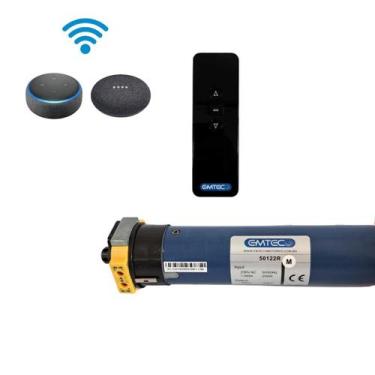 Imagem de Motor Tubular 50n 220v Wifi C/ Controle P/ Persianas/toldos - EMTECO