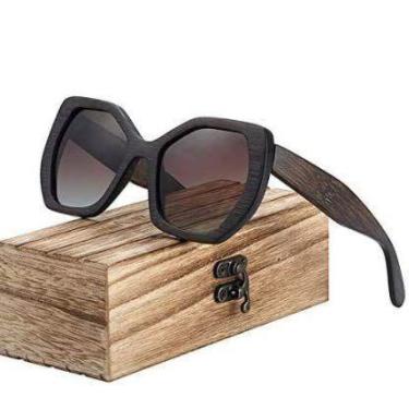 Imagem de Óculos de Sol Barcur Feminino Artesanal Polarizado Borboleta BC5000, P