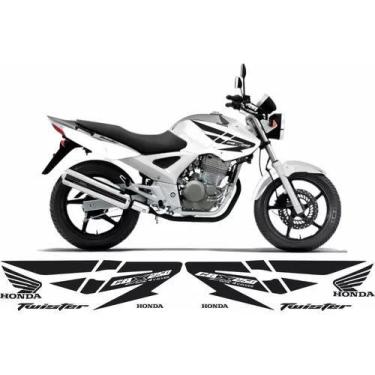 Imagem de Adesivos Kit Moto Honda Twister Cbx 250 2008 Preto - Resitank