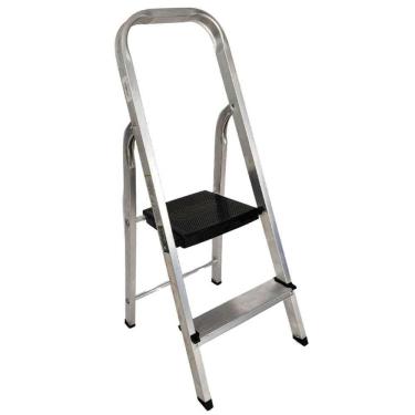 Imagem de Escada Doméstica 2 Degraus em Alumínio Até 120 KG EVE1022 EVALD