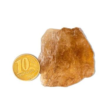 Imagem de 01 Citrino Natural Pedra Não Bombardeado 50 a 100g Tipo B - Cristaisde