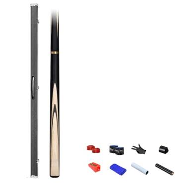 Imagem de Taco de Bilhar Premium, Feito com Madeira Durável e Design Sofisticado para Alta Performance em Jogos (C Tacos de bilhar e acessórios+ barril box B, 11.5mm)