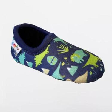 Imagem de Sapatilha Infantil Wiggy Neopreme Masculina Floresta Dino, 17/18