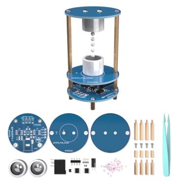 Imagem de Electric Ultrasonic Levitator Kit, Soldering Projects Mini Cool Acoustic Levitator, Soldering Practice Kit DIP Version for Learning Teaching STEM Education Ideal Gift for Friends and Family (Blue)