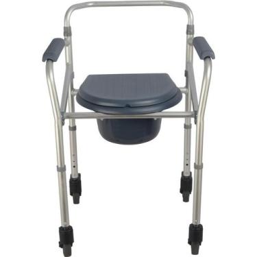 Imagem de cadeira banho alumínio 100kg desmontável - HIDROLIGHT