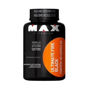 Imagem de Ultimate Fire Black 60 Cápsulas Max Titanium