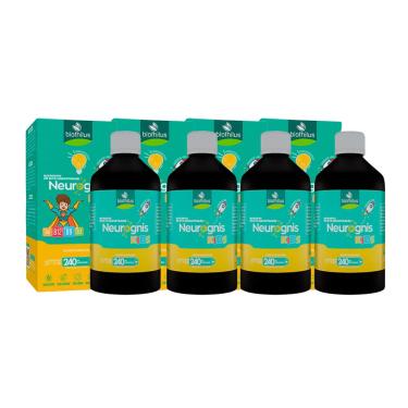 Imagem de Kit C4 Suplemento Alimentar Neurognis Kids Líquido Biofhitus