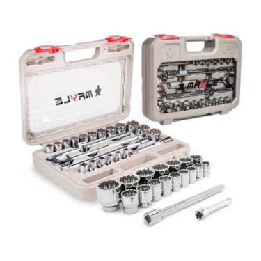 Imagem de Jogo de Soquete Estriado Encaixe 1/2 Pol de 8 à 32 MM com 23 Peças MAY