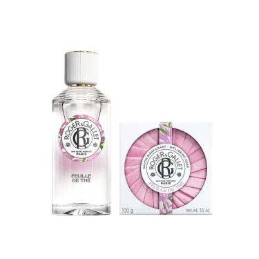 Imagem de Roger e Gallet Kit Feuille De The Eau De Cologne 100ml + Sabonete 100g