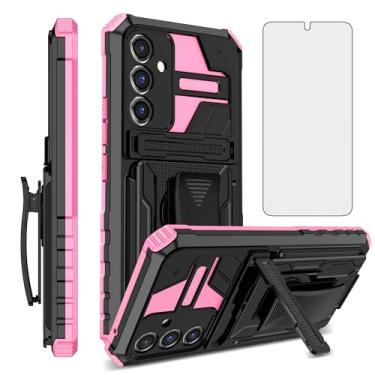 Imagem de Capa de celular para Samsung Galaxy A54 5G com protetor de tela, clipe de cinto, suporte híbrido, resistente, resistente, de grau militar, capa fina A545G A 54 54A 4G G5 SM A546U feminino masculino