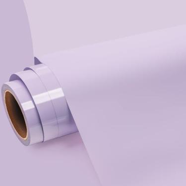 Imagem de GIRAFVINYL Rolo De Vinil Para Transferência Térmica Roxo Claro 30 Cm X 1,5 M, Vinil Roxo Claro Para Passar Em Camisetas - Vinil Htv Fácil De Usar, Funciona Com Todas As Máquinas De Corte