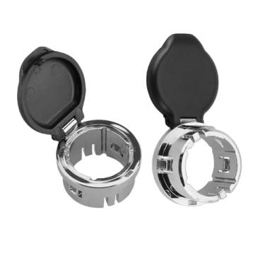 Imagem de YYTQP Tampa da tampa, tampa do plugue de tomada de 12 V, retentores de painel de painel, plugue de isqueiro compatível com Chevrolet Silverado GMC Sierra 1500 2500HD 3500 2007-2013 Substituir 20983936