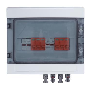 Imagem de Caixa Combinadora Solar, Caixa Combinadora Fotovoltaica de Fiação Fácil Com Proteção contra Raios Durável Com Fusível 15A para Energia (CC500V)