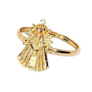 Imagem de Anel de ouro 18k Nossa Senhora das Graças - Elegancy Joias, 25