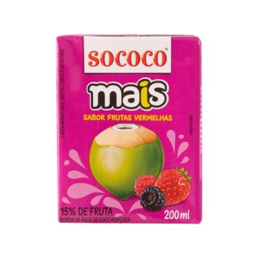 Imagem de Água de Coco Sococo Mais Natural 200ml, 1 unidade, 200ml