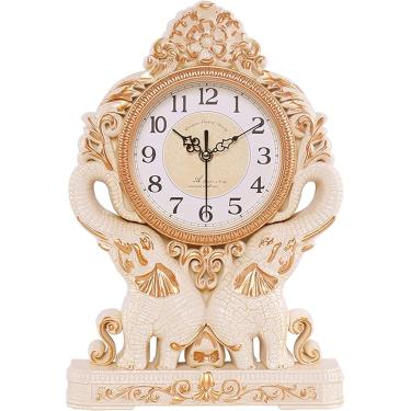 Imagem de Relógio De Mesa Grdfather Relógio Mtel Relógios Sala De Estar Relógio De Mesa Tique Relógio De Mesa Silencioso Imal Styling Com Pêndulo Para Sala De Estar Quarto Decoração De Casa, B, 2