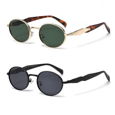 Imagem de Conjuntos de óculos de sol 1/2 peças, femininos, fashion, gradiente, masculino, retrô, esportivo, para ciclismo (2 peças z08)