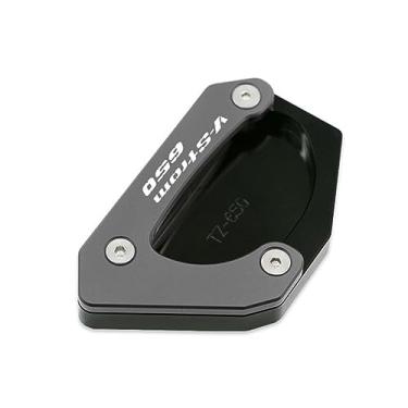 Imagem de Para suzuki V-STROM 650/xt vstrom dl 650 dl650 2004-2023 acessório da motocicleta suporte lateral ampliador placa kickstand almofada