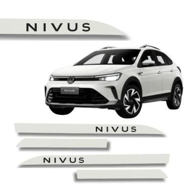 Imagem de Jogo Friso Lateral Nivus Ponta Faca com Grafia Cores Volks - Volkswage