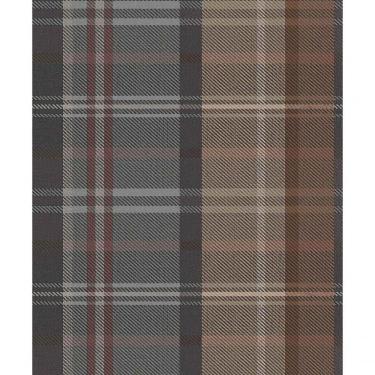 Imagem de Papel De Parede Botany House Xadrez Bege 15567