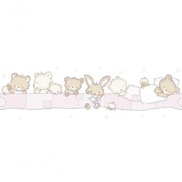 Imagem de Faixa De Parede Treboli Rosa Balões 5902