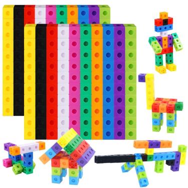Imagem de Brinquedo educacional Math Linking Cubes SpriteGru 200PCS