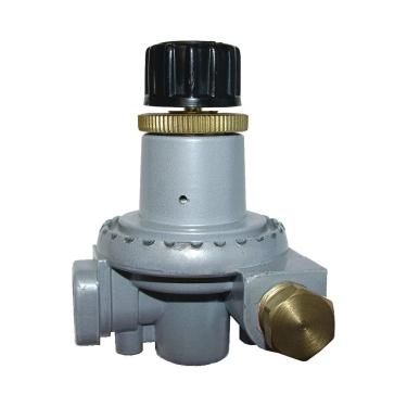 Imagem de Gas-FLO GR-430GRY Regulador de gás compacto de alta pressão ajustável, tubo de 1/10.2 cm, capacidade de 150.0000 Btu/h, zinco, importação