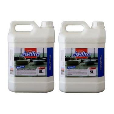 Imagem de Kit 2 Selador Acrílico Polilux Segurança Tráfego e Brilho 5L - Borlen