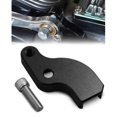 Imagem de CAQ Kit de assistência de engrenagem neutra para motocicleta apto para Harley Touring Softail 2018+, liga de alumínio, auxiliar de câmbio neutro, preto