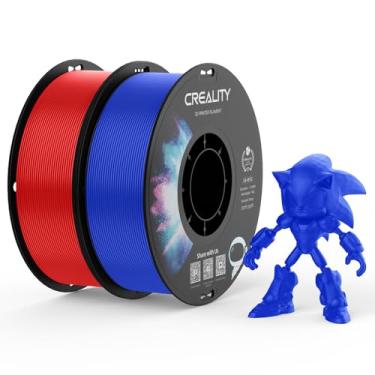 Imagem de Creality Filamento PETG 1,75, filamento de impressora 3D: excelente dureza, alta precisão, precisão dimensional +/- 0,02 mm, carretel de 2 kg (2 kg) serve para a maioria das impressoras 3D FDM, PETG