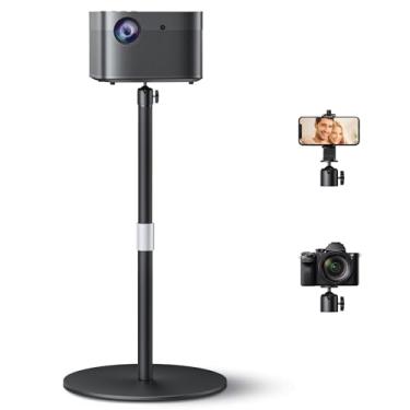 Imagem de POLESTO Suporte Para Projetor, Projetor De Mesa Com Altura Ajustável, Capacidade Carga Estável Metal 11 Libras, Portátil Compatível Xgimi, Tmy, Nebula, Happrun, Yaber E Muito Mais