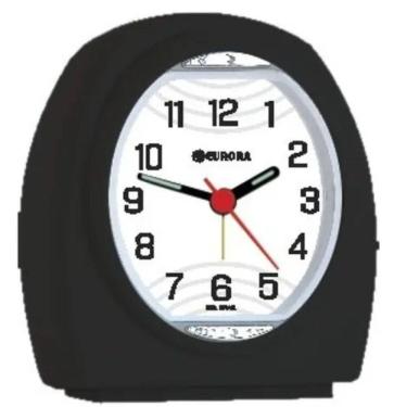 Imagem de Despertador Quartz Preto Eurora 2695
