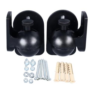 Imagem de Speaker Suporte de montagem na parede Heavy Duty ajustável Surround Sound Speaker Holder para Home Theater ABS Material 2pcs