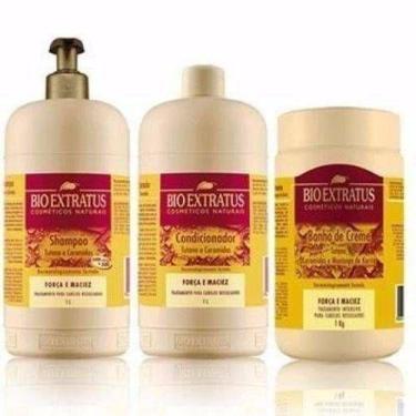 Imagem de Bio Extratus Tutano Shampoo + Condicionador + Máscara 1 L