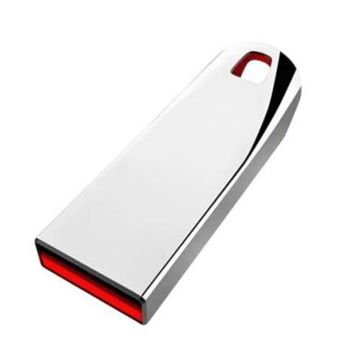 Imagem de PENDRIVE METALIZADO DE 2TB TIPO A, CONECTIVIDADE USB 3.2 E 2.0, NA COR PRATA