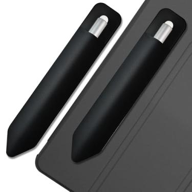 Imagem de Porta-lápis de silicone compatível com Pencil Pro 1st 2nd e USB-C (2 peças)