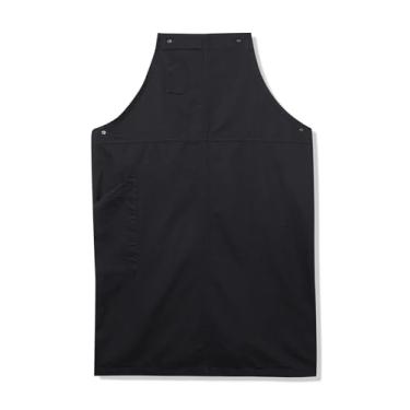 Imagem de Chef Works Avental unissex Berkeley Snap Chef, Preto Jet, Tamanho Único