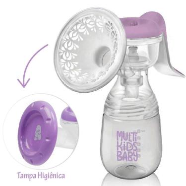 Imagem de Bomba Extratora de Leite Materno Manual Multikids Com Controle de Sucção