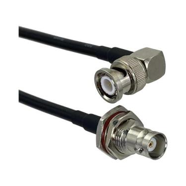 Imagem de Conector De Crimpagem Macho-fêmea BNC, Cabo Coaxial RF Pigtail RG58 RG