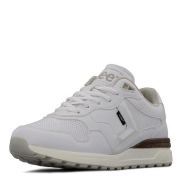 Imagem de Lee Damien Tênis masculino, Branco/cimento, 41